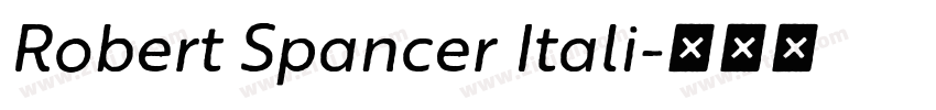 Robert Spancer Itali字体转换